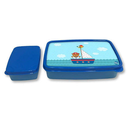 Snack Containers for School Boys Lunch Box - Bear and Ship Nutcase