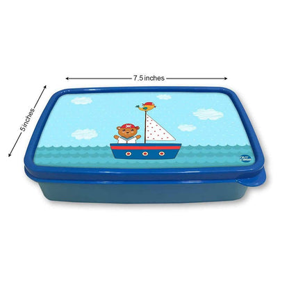 Snack Containers for School Boys Lunch Box - Bear and Ship Nutcase