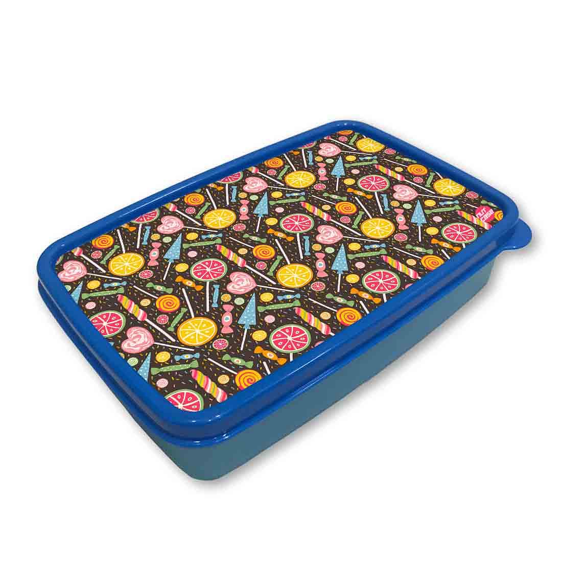Plastic Designer Storage Box for Snacks School Boys - Candy Nutcase