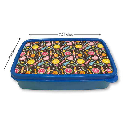 Plastic Designer Storage Box for Snacks School Boys - Candy Nutcase