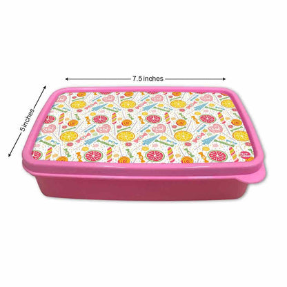 Plastic Best Snacks Biscuit Box for Kids School Lunch Box - Candy Nutcase