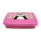 Small Plastic Designer Childrens Lunch Box for School Girl - Panda Nutcase