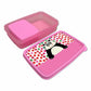 Small Plastic Designer Childrens Lunch Box for School Girl - Panda Nutcase