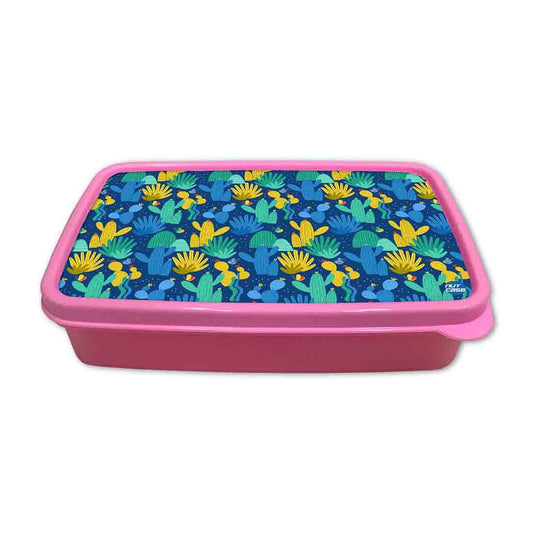 Designer Childrens Lunch Box for Girls Return Gifts Birthday Party - Cactus Nutcase