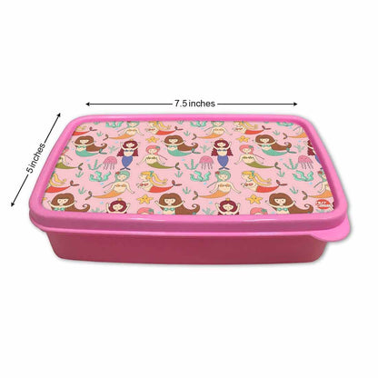 School Lunch Organizer Box for Girls Return Gifts Birthday Party - Mermaid Nutcase