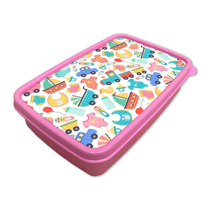 Plastic Snacks Serving Box With Small Container for School Kids Girls - Toy Nutcase