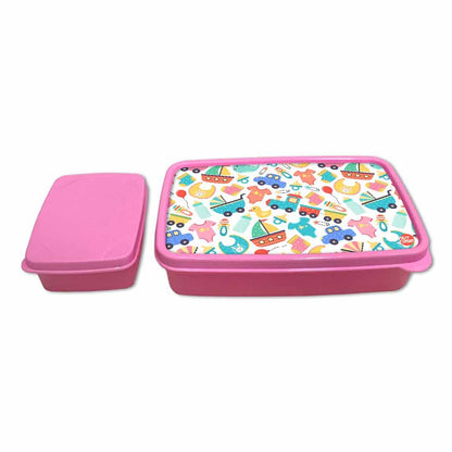 Plastic Snacks Serving Box With Small Container for School Kids Girls - Toy Nutcase