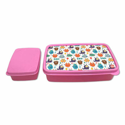 Plastic Snack Containers for School Girls Lunch Box - Cute Ghost Nutcase