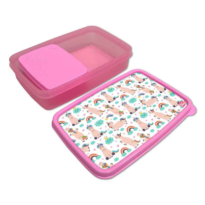 Best Snack Containers for School Girls Lunch Box - Unicorns and Cloud Nutcase