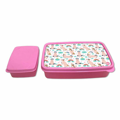 Best Snack Containers for School Girls Lunch Box - Unicorns and Cloud Nutcase