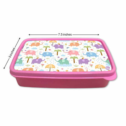 Kids Funny Lunch Box for Girls Return Gifts Birthday Party - Elephant Nutcase