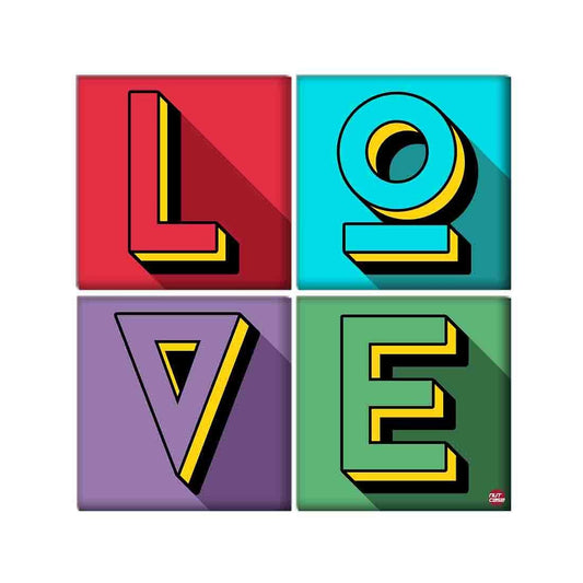 Wall Art Decor Panel For Home - Love Nutcase