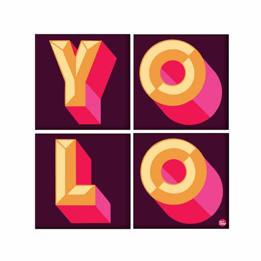 Wall Art Decor Panel For Home - YOLO Nutcase