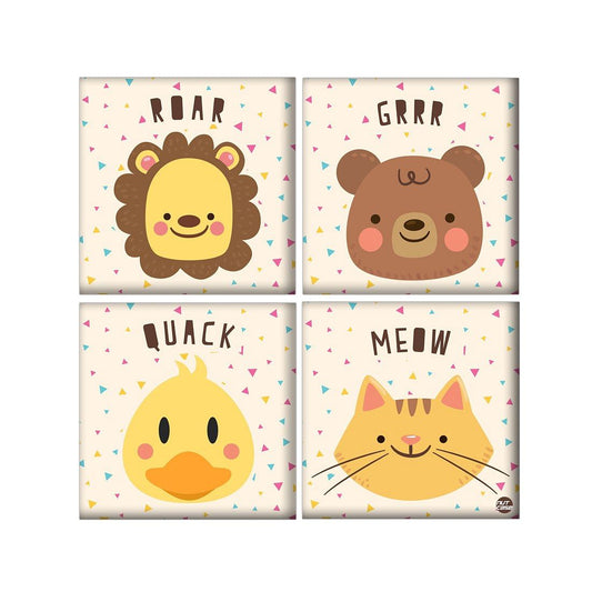 Wall Art Decor Panel For Home - Baby Beer Face Nutcase