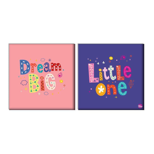 Wall Art Decor Panel For Home - Dream Big Nutcase