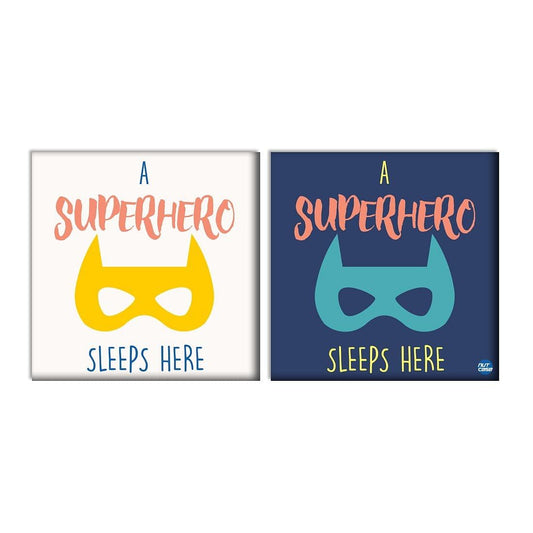 Wall Art Decor Panel For Home - Superhero Nutcase