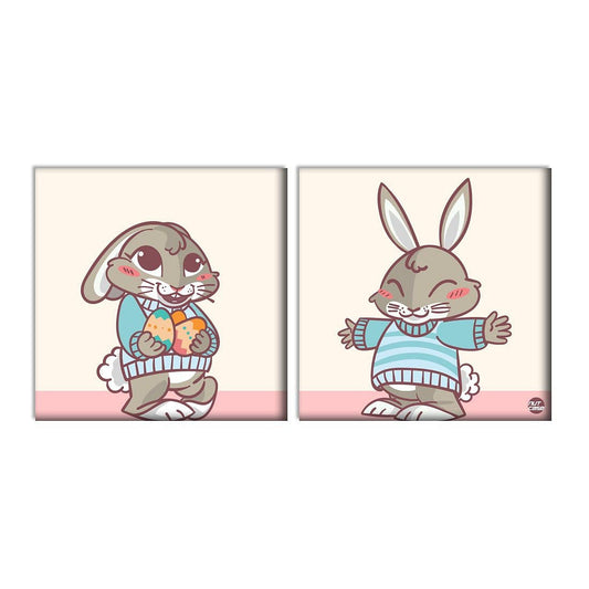 Wall Art Decor Panel For Home - Baby RABIT Nutcase