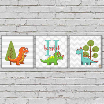 Wall Art Decor Hanging Panels Set Of 3 -Baby Dynasore Nutcase