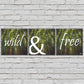 Wall Art Decor Hanging Panels Set Of 3 -Wild & Free Nutcase