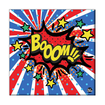 Wall Art Decor Panel For Home - Boom Comic Style Nutcase