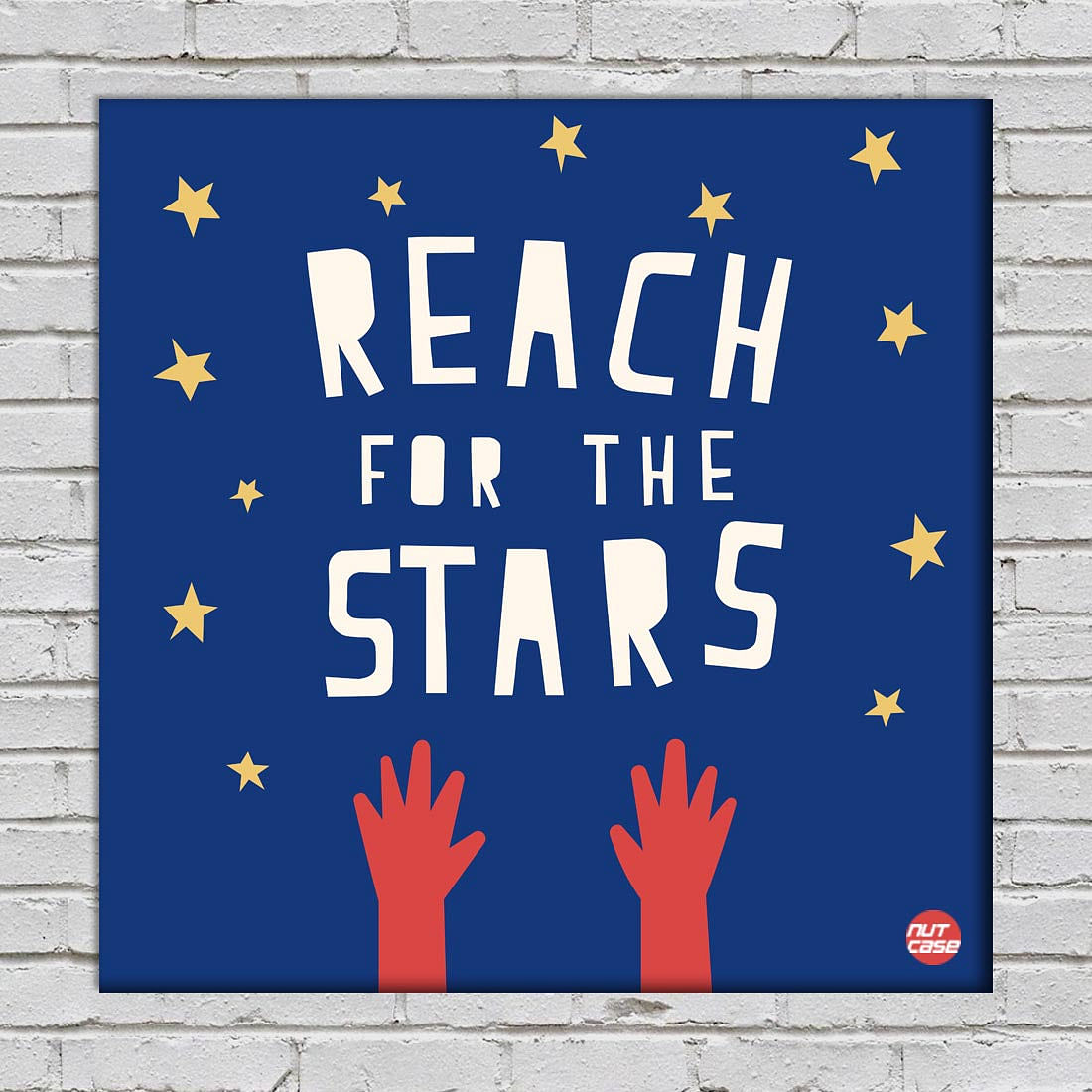 Wall Art Decor For Kids Room - Reach For The Stars Nutcase