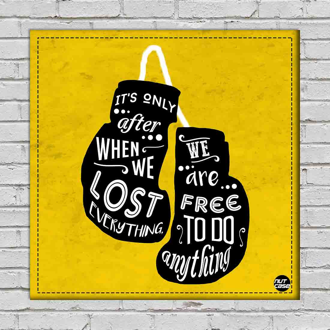 Wall Art Decor Panel For Home - Lost Everything Nutcase