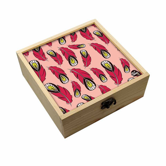 Jewellery Box Makepup Organizer -  Feather Nutcase