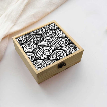 Jewellery Box Makepup Organizer -  Waves Pattern Nutcase