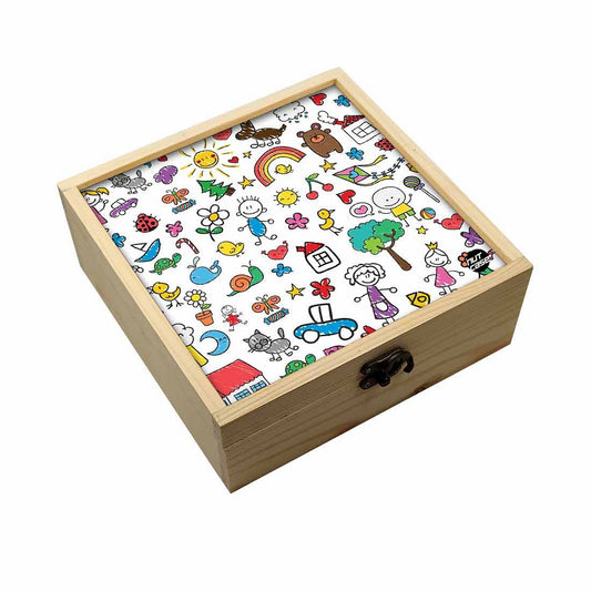 Jewellery Box Makepup Organizer -  Kids Playing Toy Nutcase