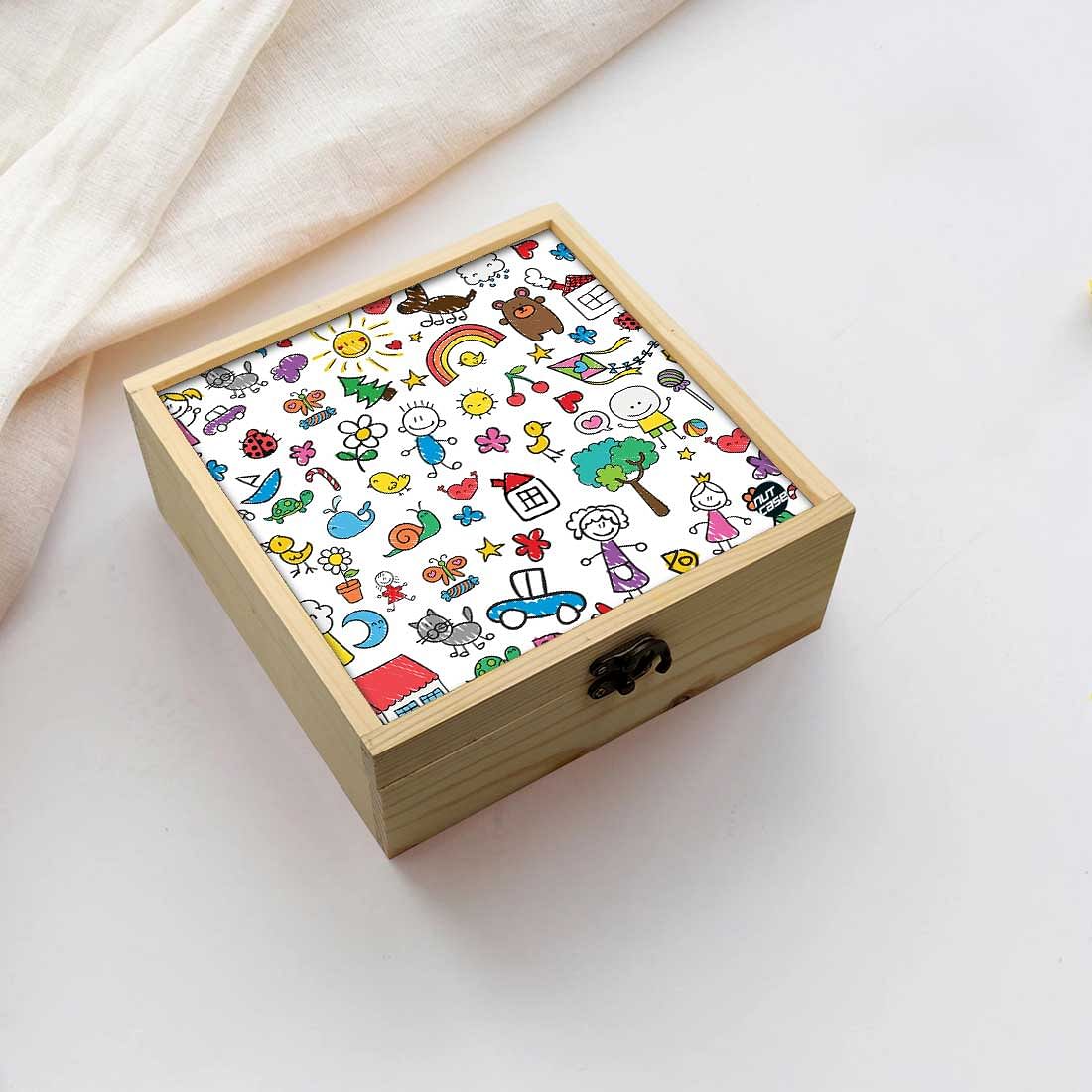 Jewellery Box Makepup Organizer -  Kids Playing Toy Nutcase