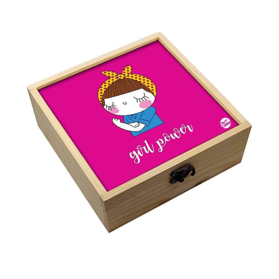 Jewellery Box Makepup Organizer -  Girl Power Nutcase