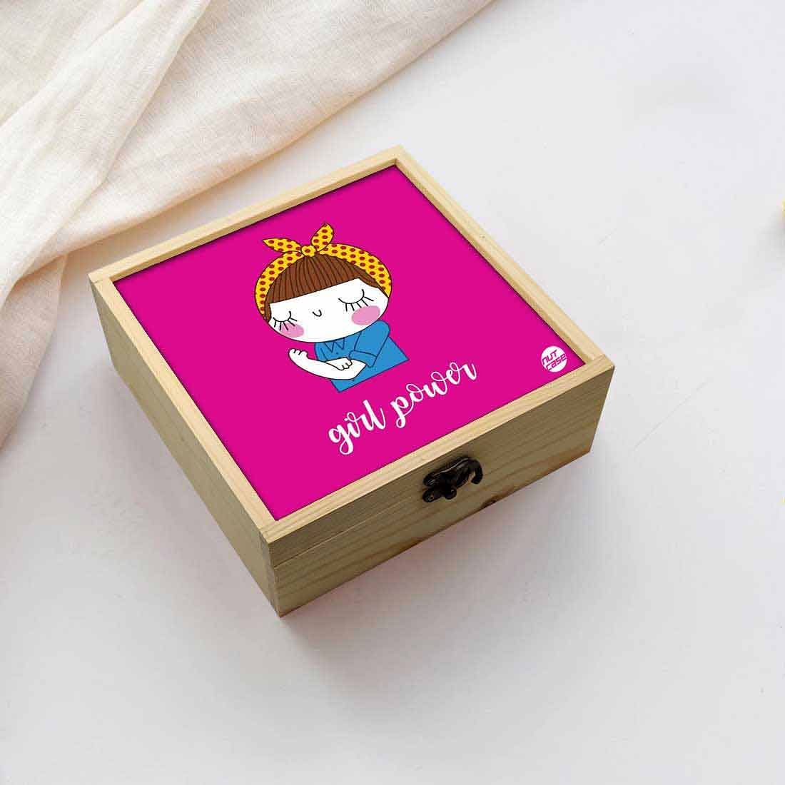 Jewellery Box Makepup Organizer -  Girl Power Nutcase