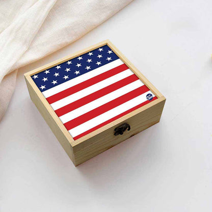 Jewellery Box Makepup Organizer -  Flag Design Nutcase