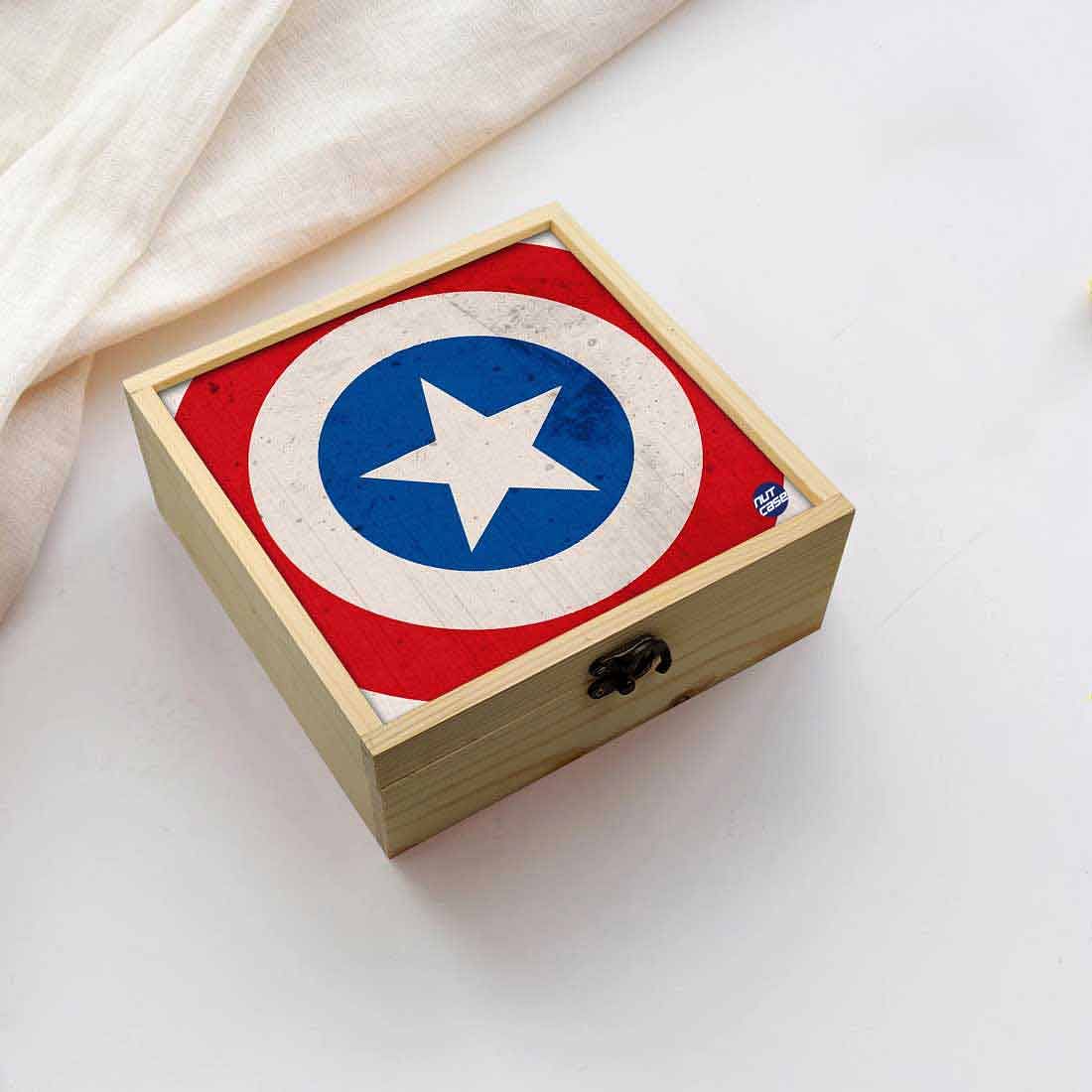 Jewellery Box Makepup Organizer -  Captain America Nutcase