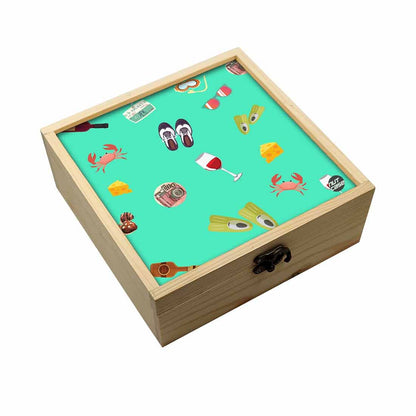 Jewellery Box Makepup Organizer -  Beach Collection Nutcase