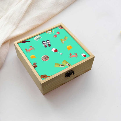 Jewellery Box Makepup Organizer -  Beach Collection Nutcase