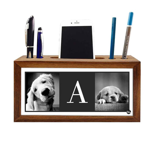 Custom Wood desktop organizer shelf - Dog Nutcase