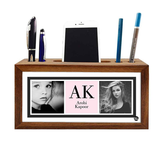 Custom-Made personalised desk organiser - Add Your Text - Girl Nutcase