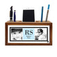 Personalized personalized Wood desk organizer - Add Your Text - Boy Nutcase