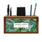 Custom-Made Wooden desk drawer organizer - Green Leaves Nutcase