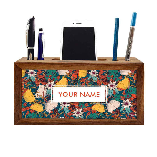 Personalized Wooden Desk Organizer - Elegance Nutcase