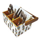 Condiment Rack for kitchen Cutlery Holder With Handle - Feathers Nutcase