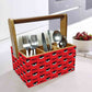 Cutlery Stand for kitchen Big Size Holder With Handle - Black Eyes Nutcase