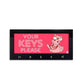 Wooden Key Holder Hanger for Wall Keys Stand - Pink Nutcase