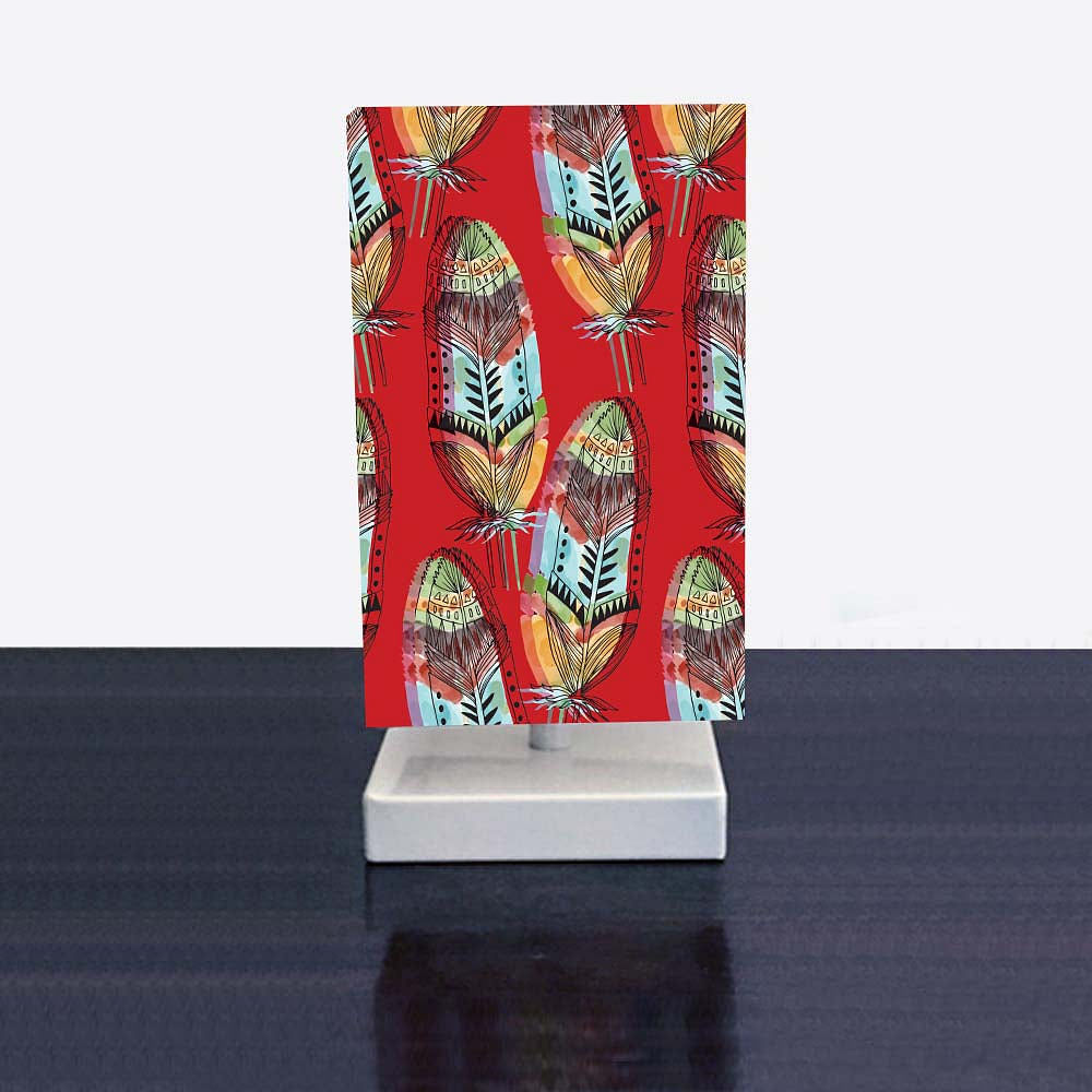 Small Red Table Lamp For Bedroom Fabric Nutcase