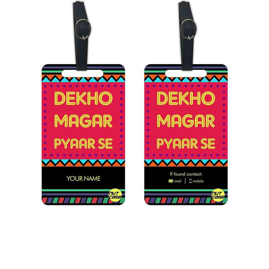 Nice Customized Suitcase Luggage Tags - Add your Name - Set of 2 Nutcase