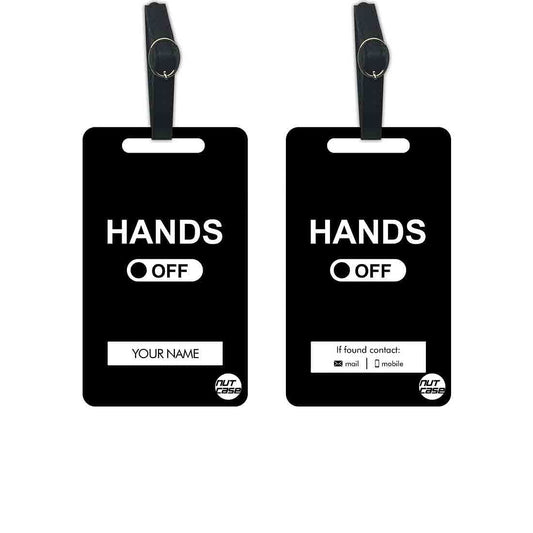 Customized Printable Luggage Tags - Add your Name - Set of 2 Nutcase
