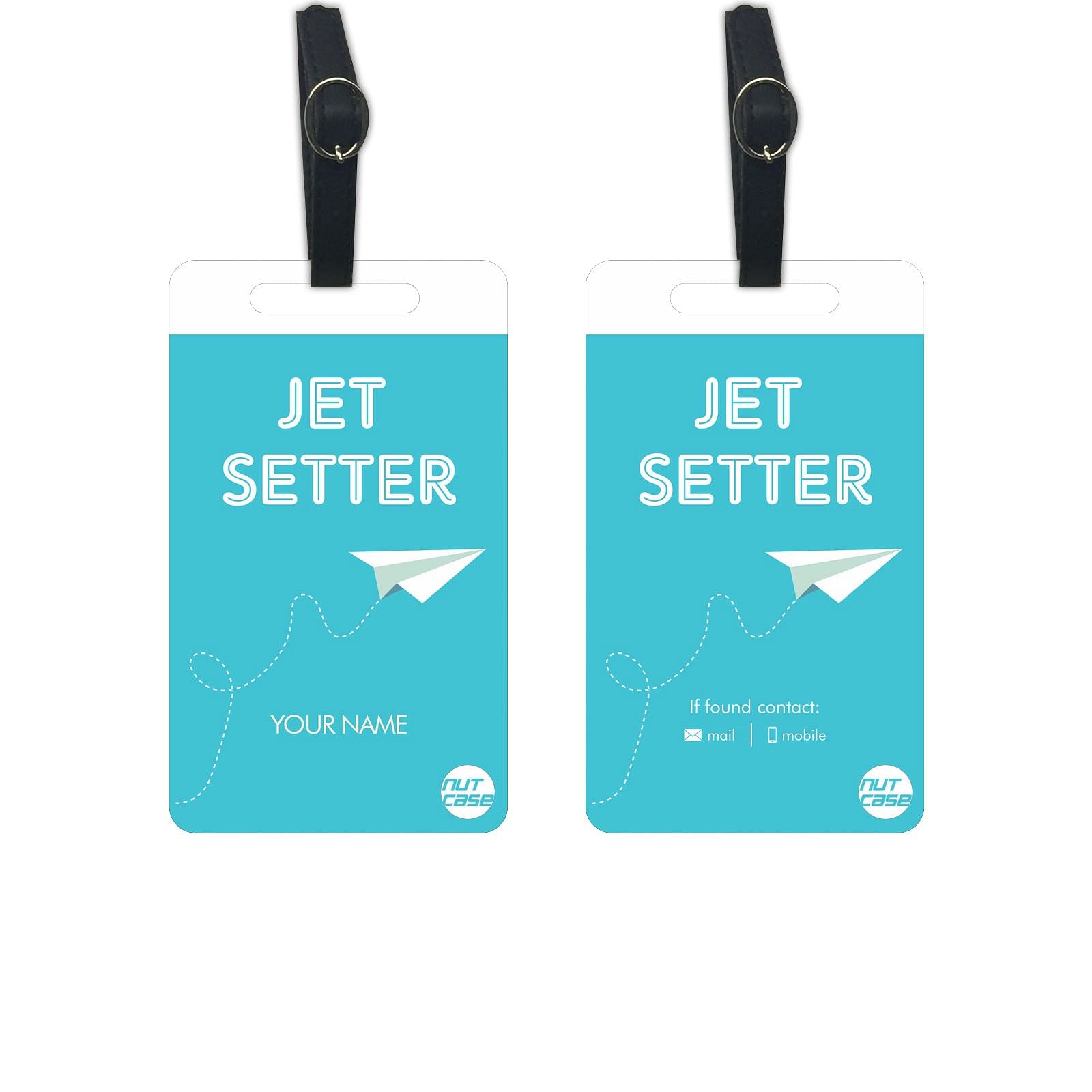 Custom-made Unique Luggage Tag - Add your Name - Set of 2 Nutcase