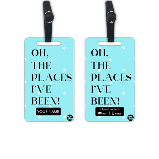 Classy Customized Luggage Tag - Add your Name - Set of 2 Nutcase