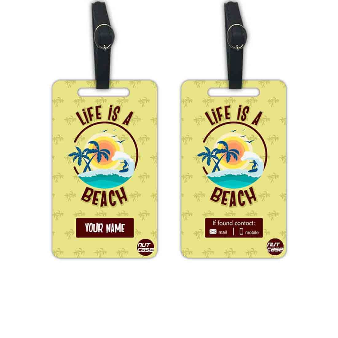 Shop Personalized Suitcase Tags Online in India – Nutcase